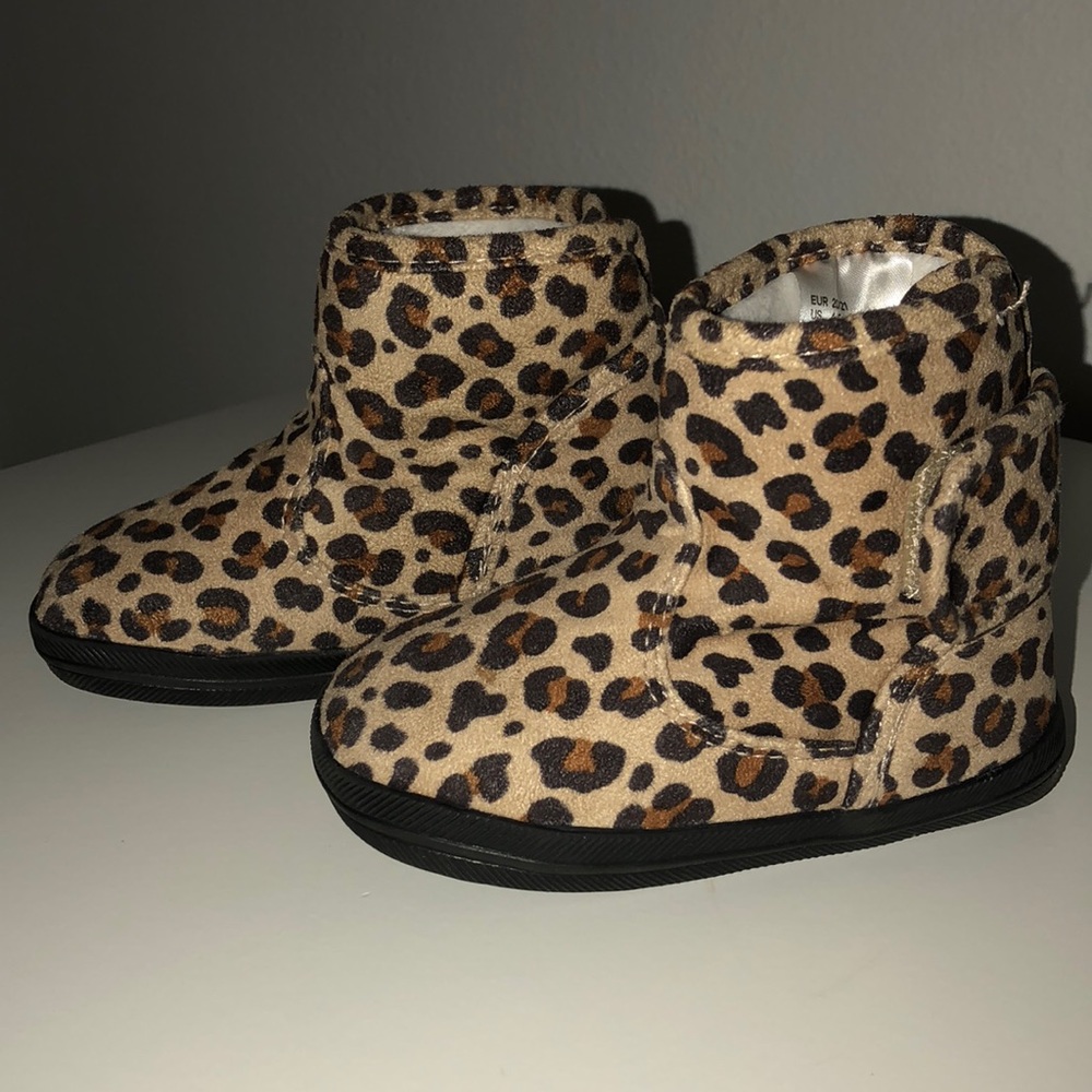Animal print boots